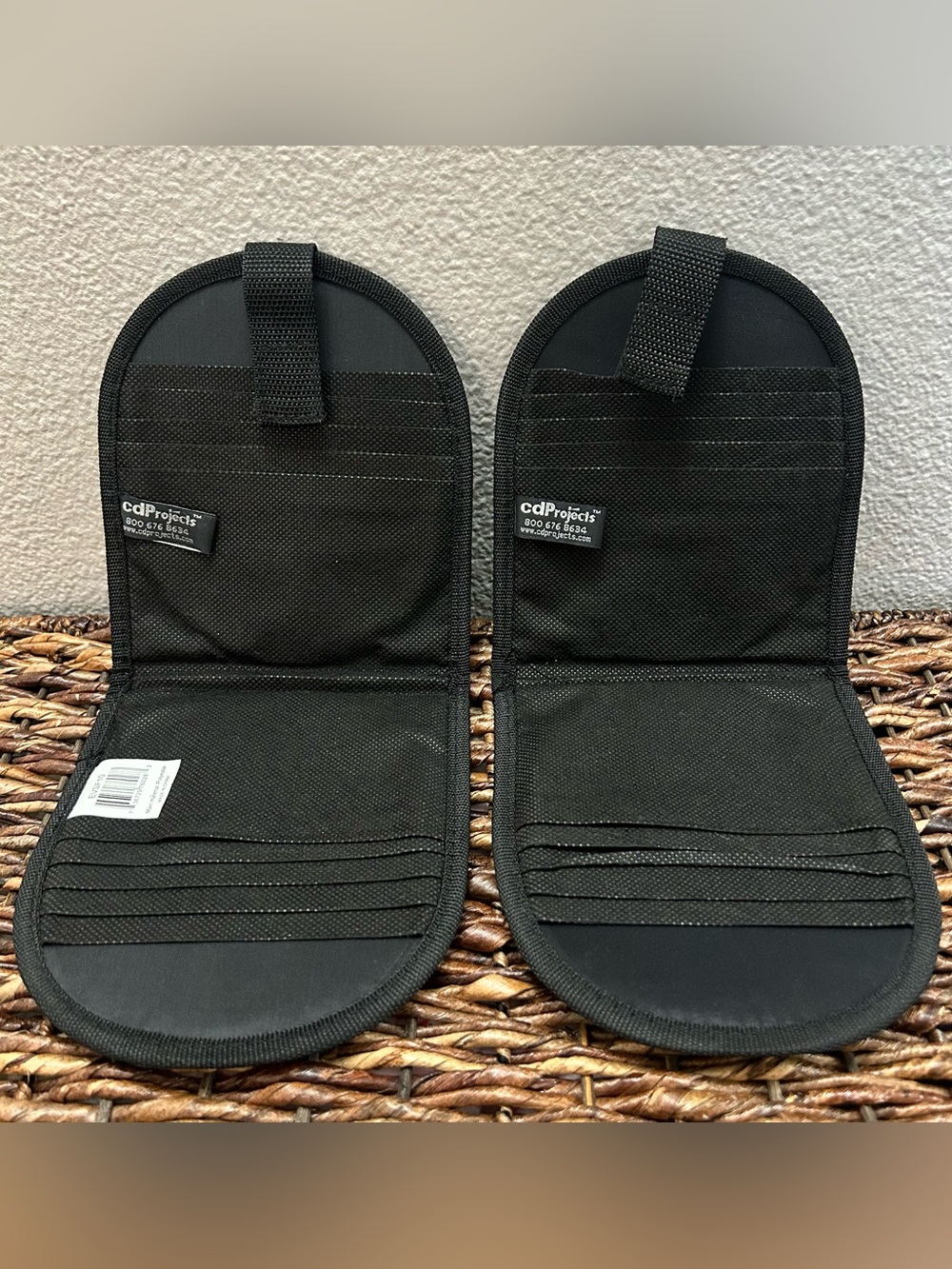 Vintage cdProjects CD Holder Set Of 2 Black CD Organizer/Holder